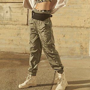 NWOT Free People Movement The Way Home Joggers in Herbalicious